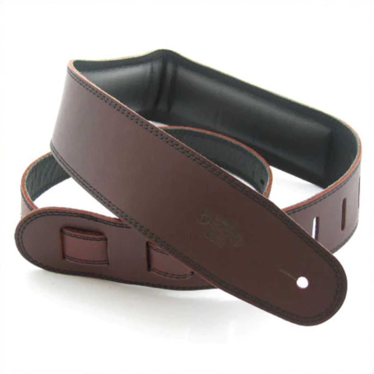 GEG25-17-1 2.5" Leather Strap, Brown With Black Leather Backing