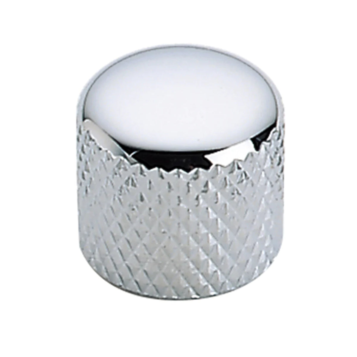 GT514 Metal Volume Knobs with screw lock, Chrome, Single