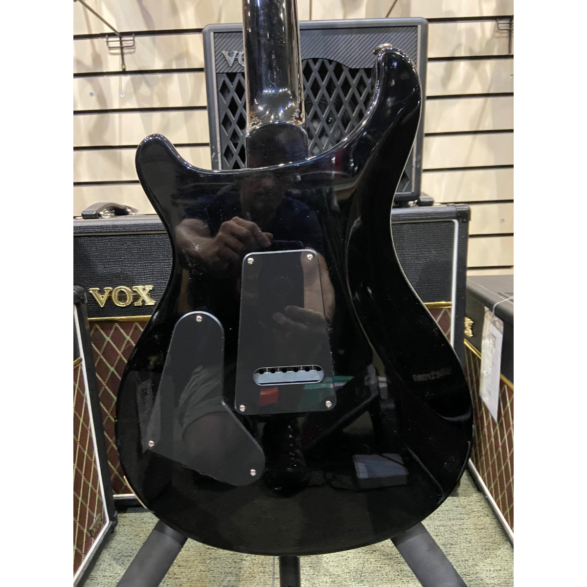 S2 35th Anniversary Custom24, Birds, Faded blue smokeburst, Electric Guitar, with Gigbag - Ex-demo