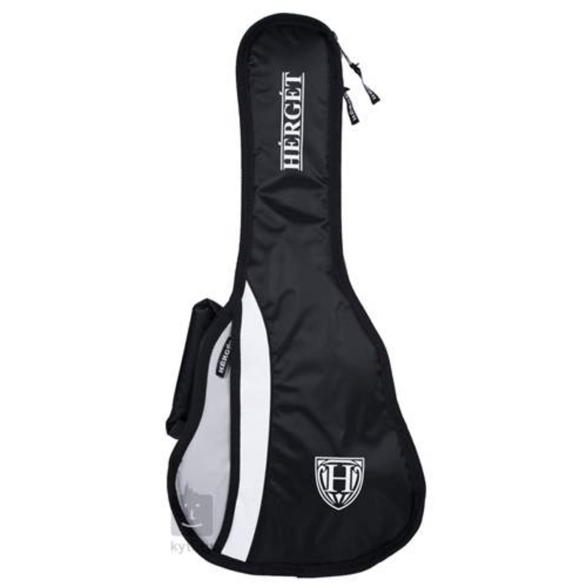 MA-G008 US/BG Soprano Ukulele 8mm Padded Gigbag, Black/Grey