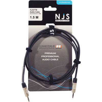 3.5mm Stereo Plug to 3.5mm Stereo Plug Cable, 1.5M