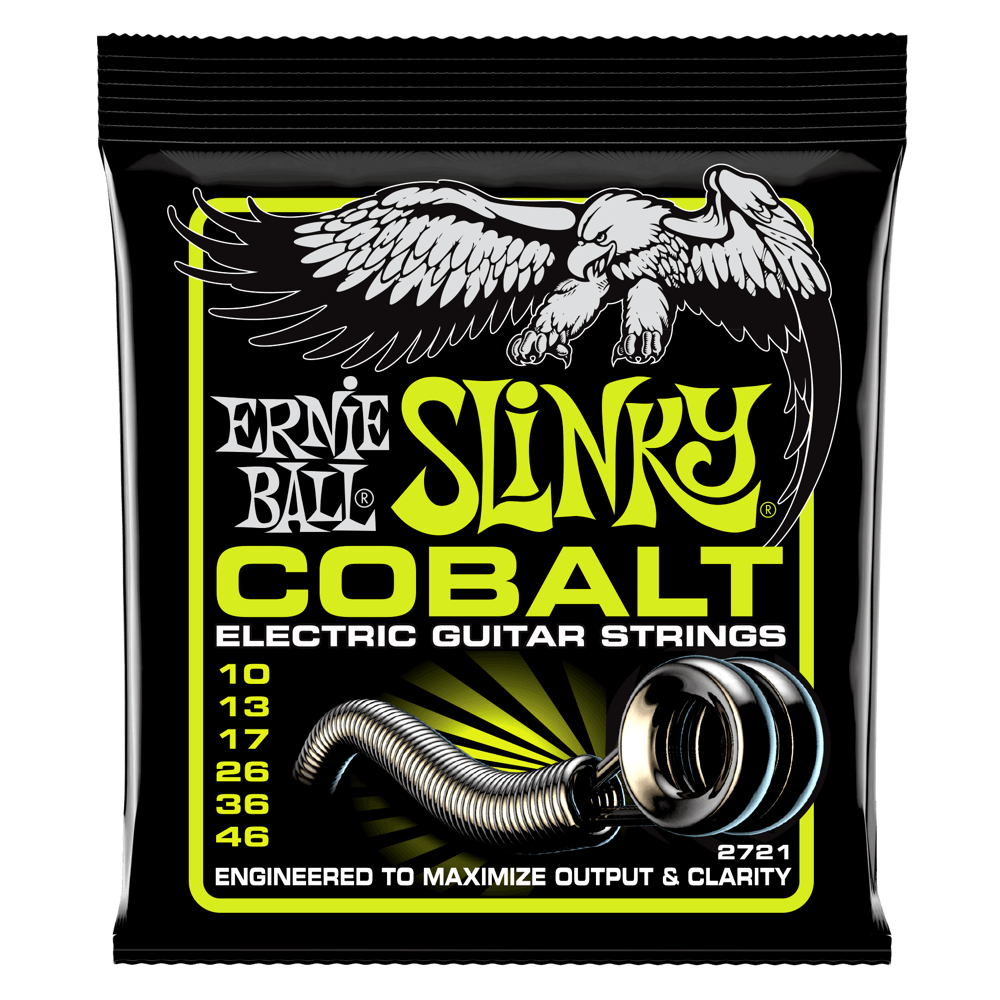 2721 Regular Slinky Cobalt Electric Guitar Strings 10-46