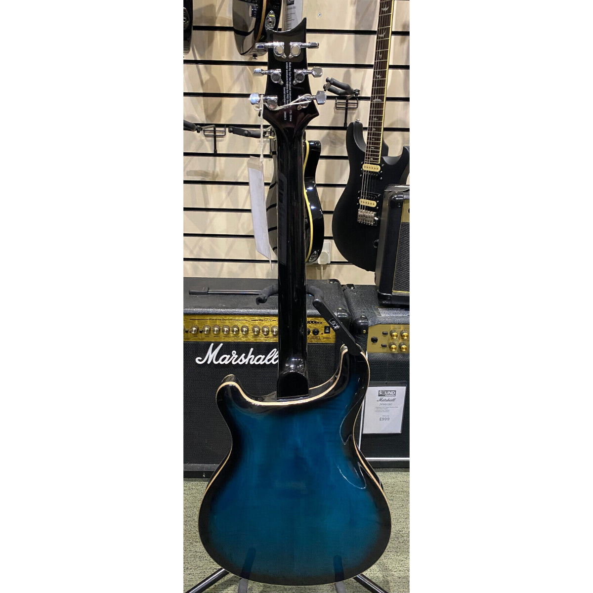 SE Hollowbody II Piezo, Peacock Blue Smokeburst, Ex-demo