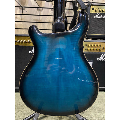 SE Hollowbody II Piezo, Peacock Blue Smokeburst, Ex-demo