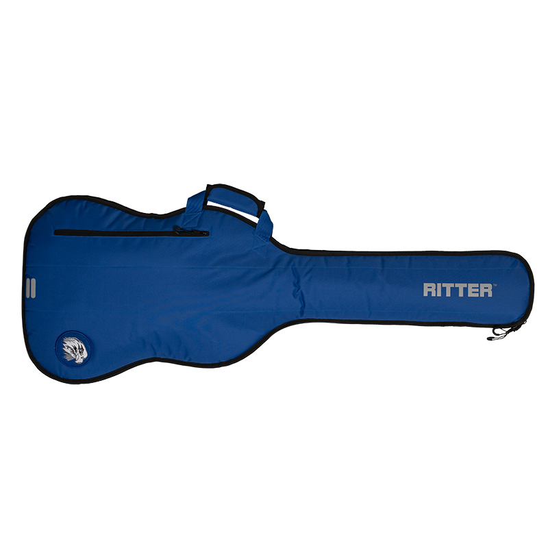 RGD2-B SBL Davos Bass Gig Bag, 15mm Padding, Sapphire Blue