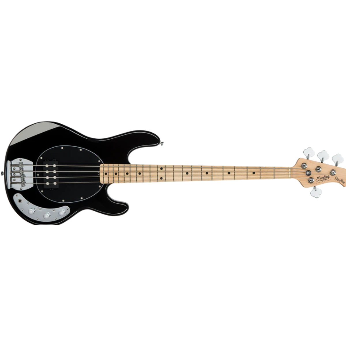 Sterling By Musicman Sub Ray 4 Bass, Gloss Black, Maple Neck