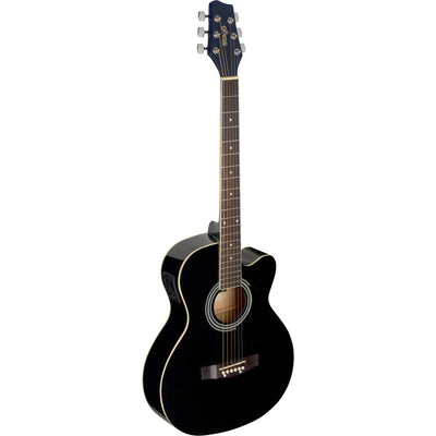 SA20ACE BLK, Electro-Acoustic guitar, Black