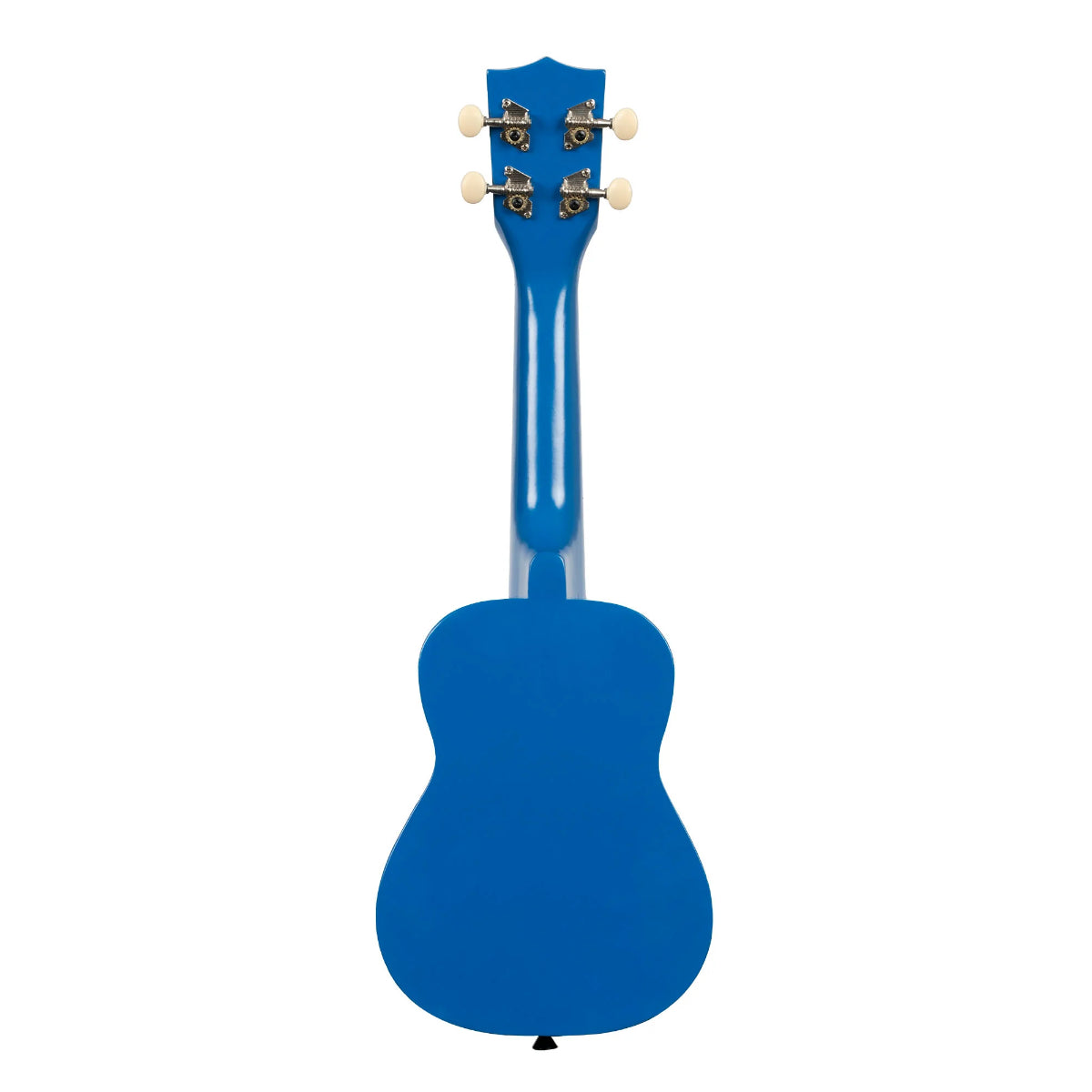 Ukadelic Soprano Ukulele With Aquila Strings & Case, Blue Ink Royal Blue