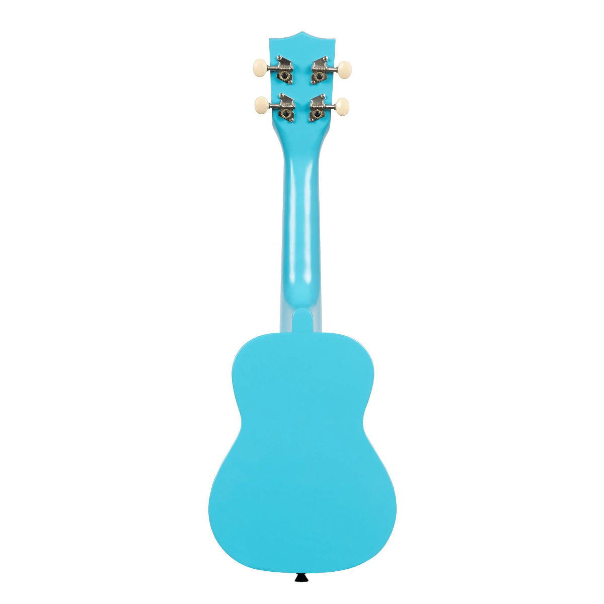 Ukadelic Soprano Ukulele With Aquila Strings & Case, Blue Yonder Sky Blue