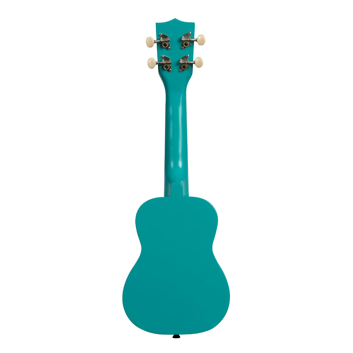 Ukadelic Soprano Ukulele With Aquila Strings & Case, Lochness Teal