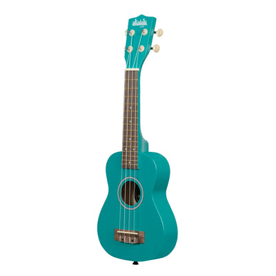 Ukadelic Soprano Ukulele With Aquila Strings & Case, Lochness Teal