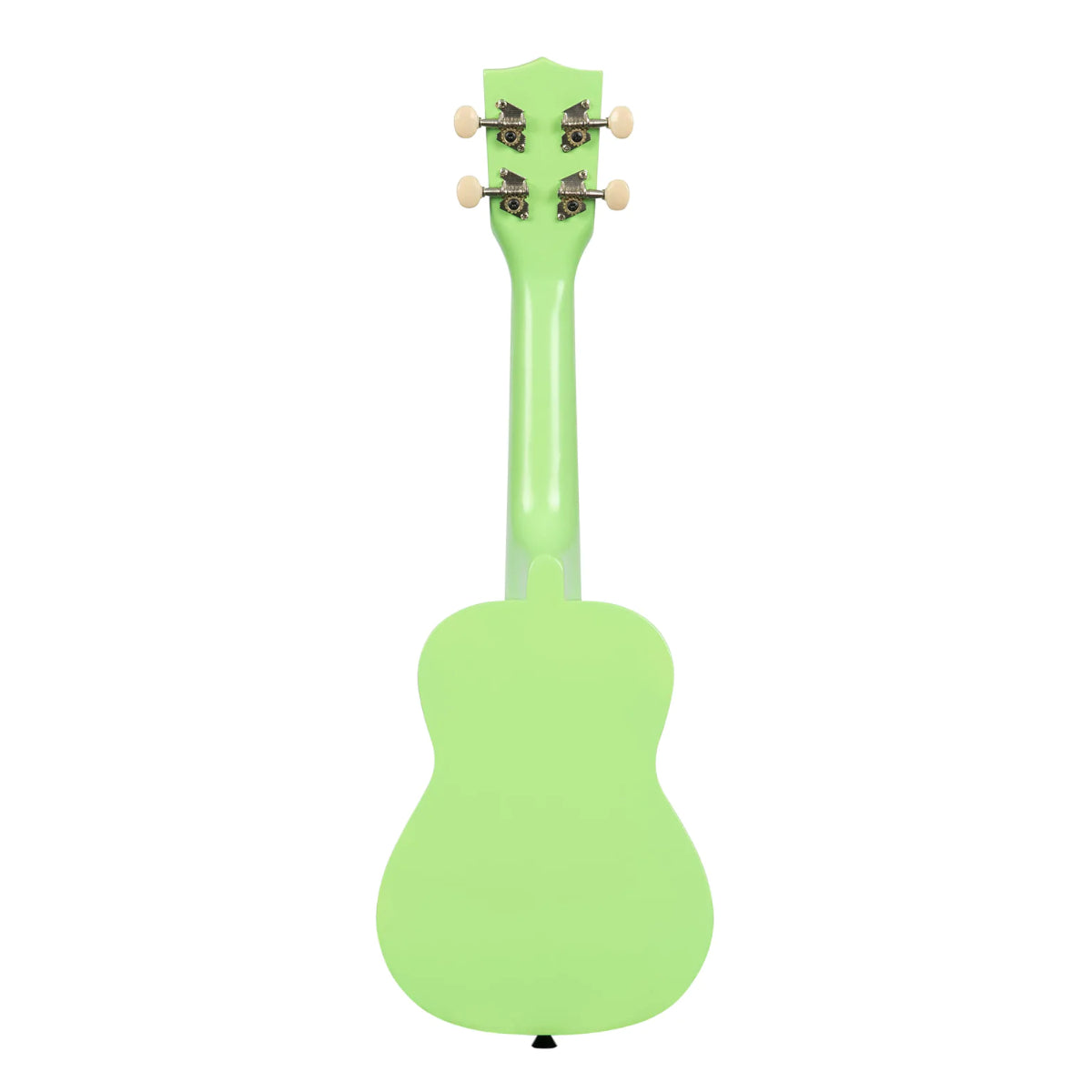 Ukadelic Soprano Ukulele With Aquila Strings & Case, Grasshopper Green