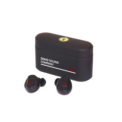 Wireless In Ear Headphones In Case, Black