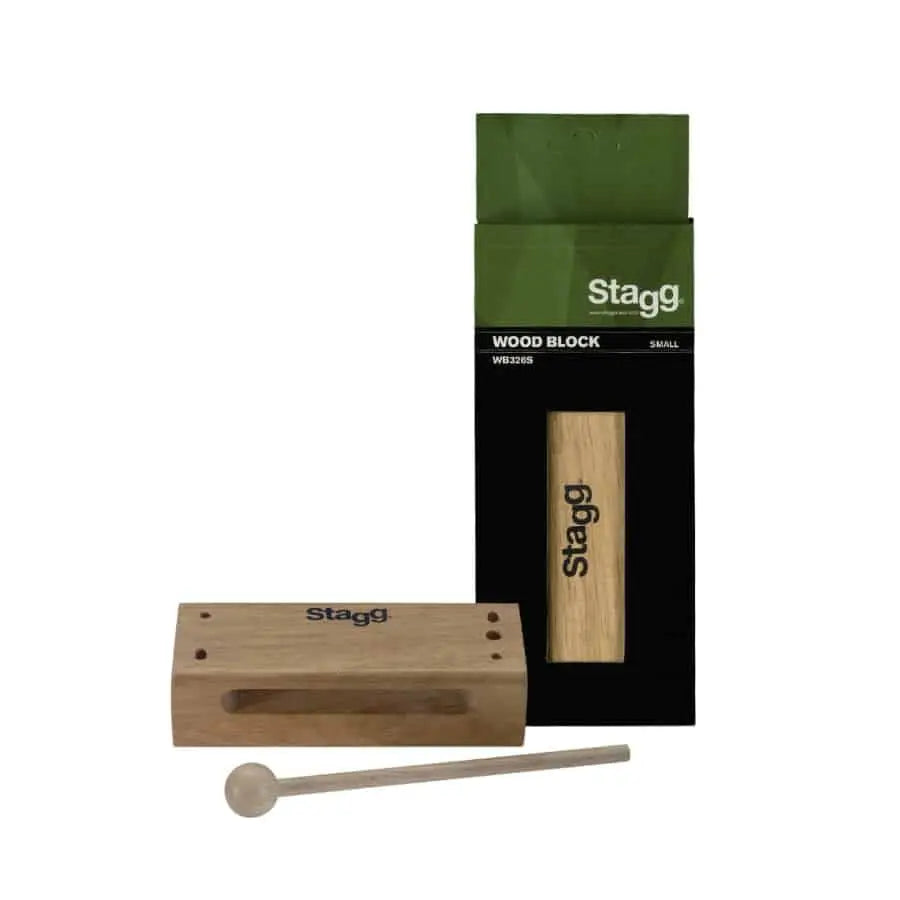 WB326S Thai Wood Block Small+Mallet
