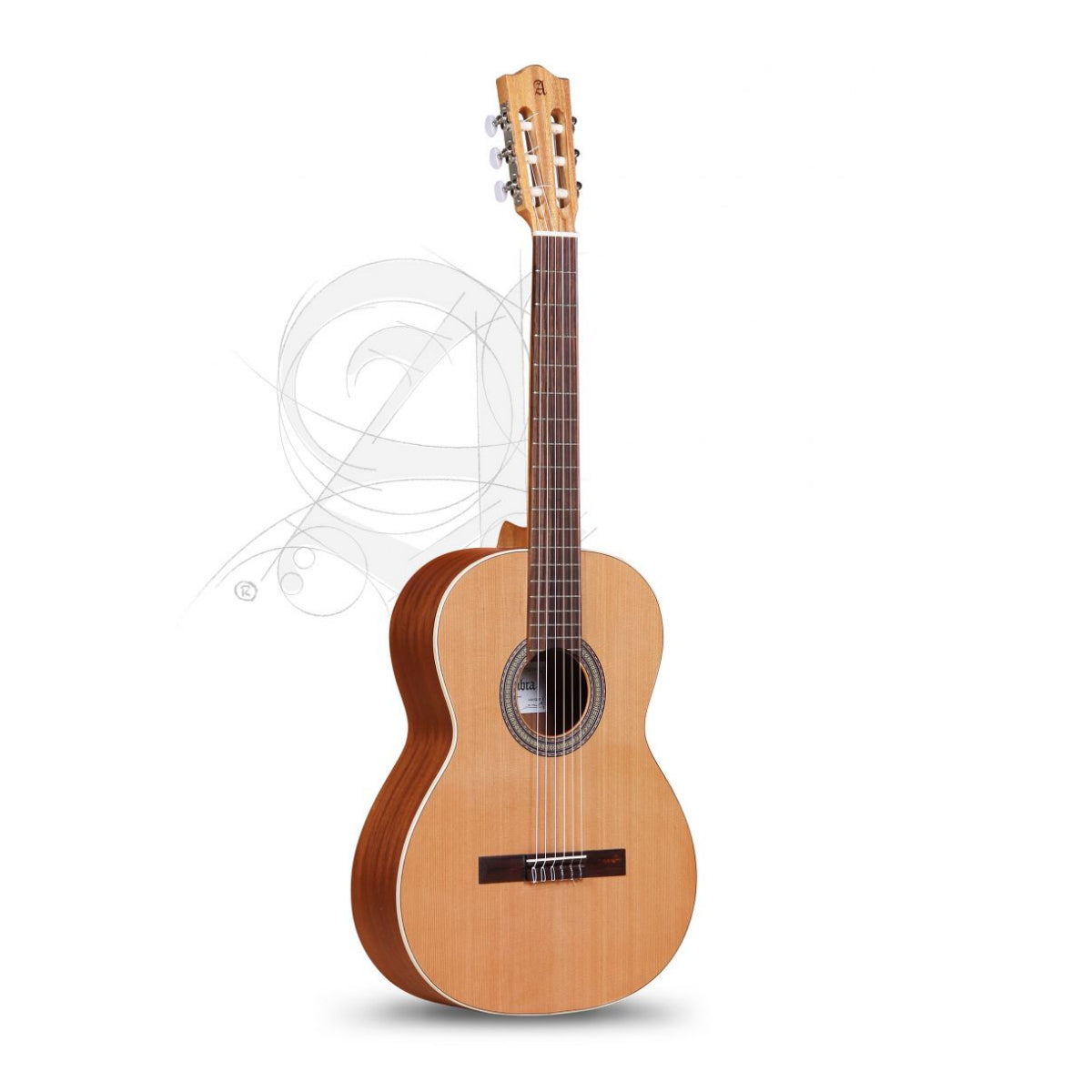 1C - Z Nature - Natural Cedar Solid Top Classical Guitar, Satin Finish