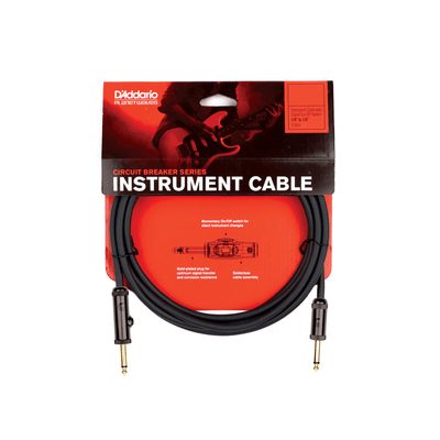 PW-AG-15 - Planet Waves,  15' Mono 1/4" Circuit Breaker Instrument Cable