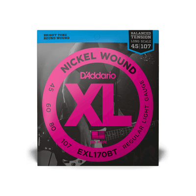 EXL170BT Nickel Wound Bass Strings 45-107