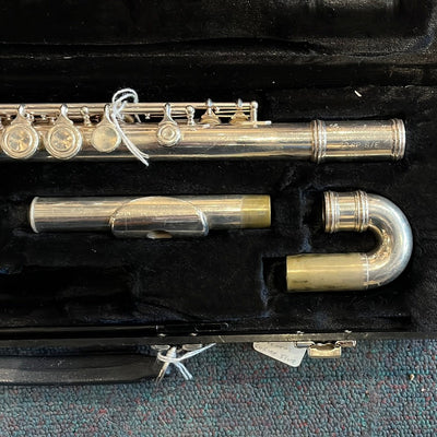 72SP S/E Curved Head Silver Plated Flute, Ex-Rental - EX-RENGEMCUFL27