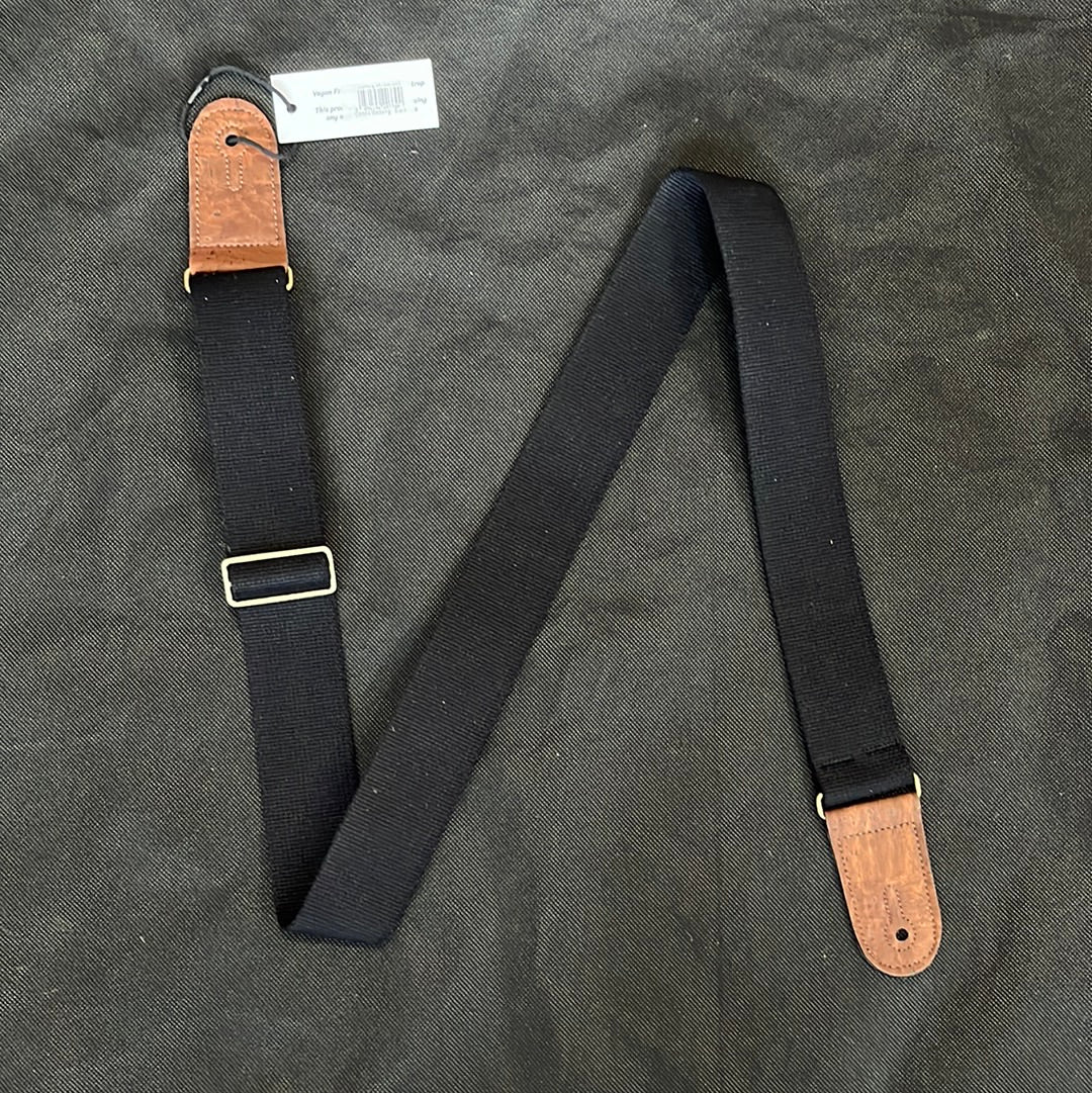 Vegan Cotton Strap, Black