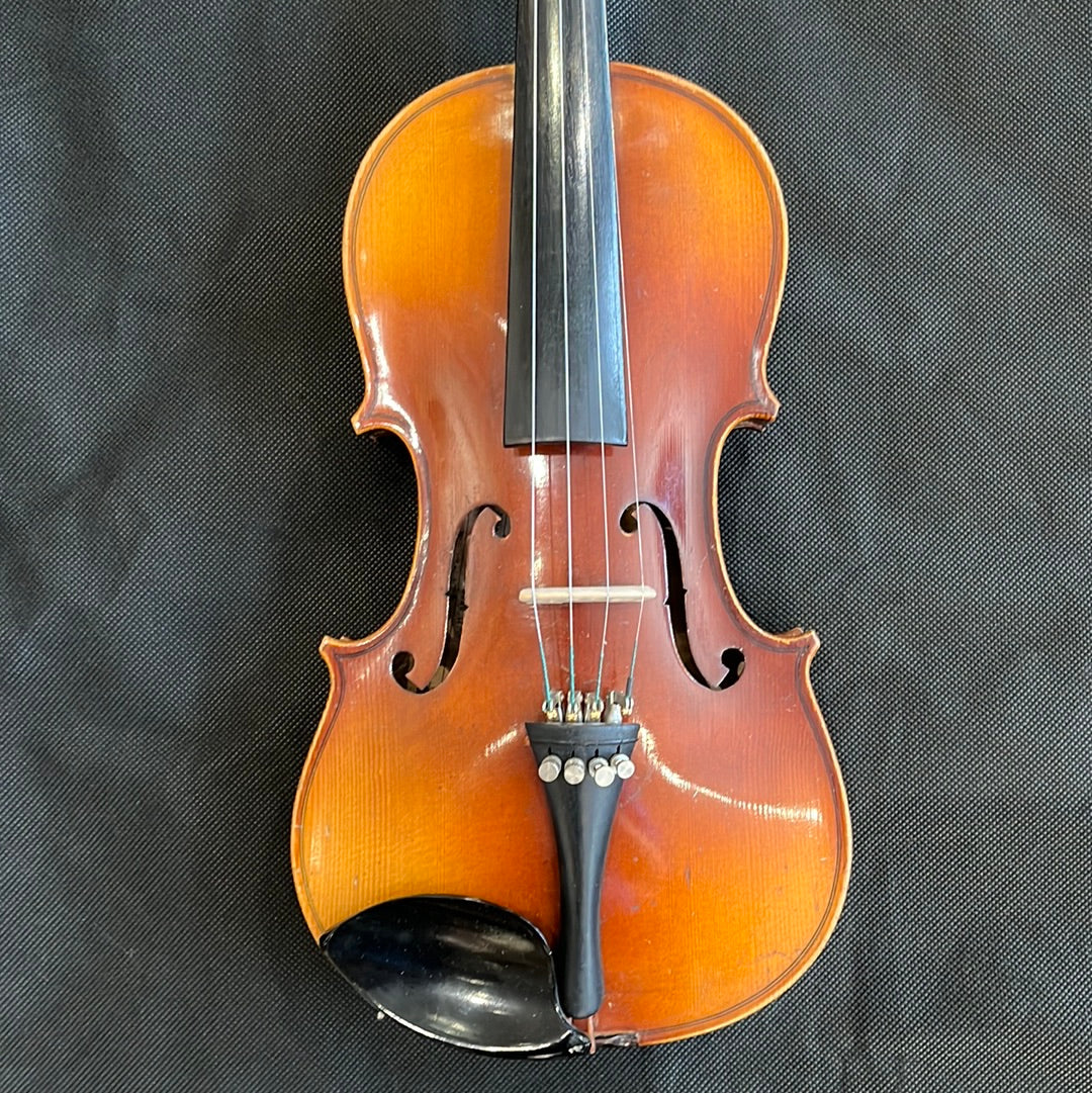 Stradivarius Copy, 3/4 French Violin & Case, No bow, Used