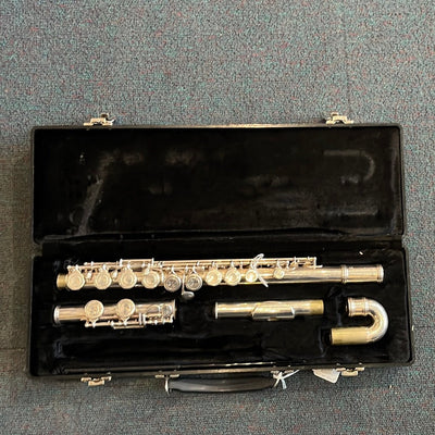 72SP S/E Curved Head Silver Plated Flute, Ex-Rental - EX-RENGEMCUFL27