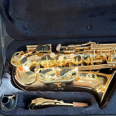 A1 Alto Saxophone, Gold Lacquer, Ex-Rental - exr-artsax31222