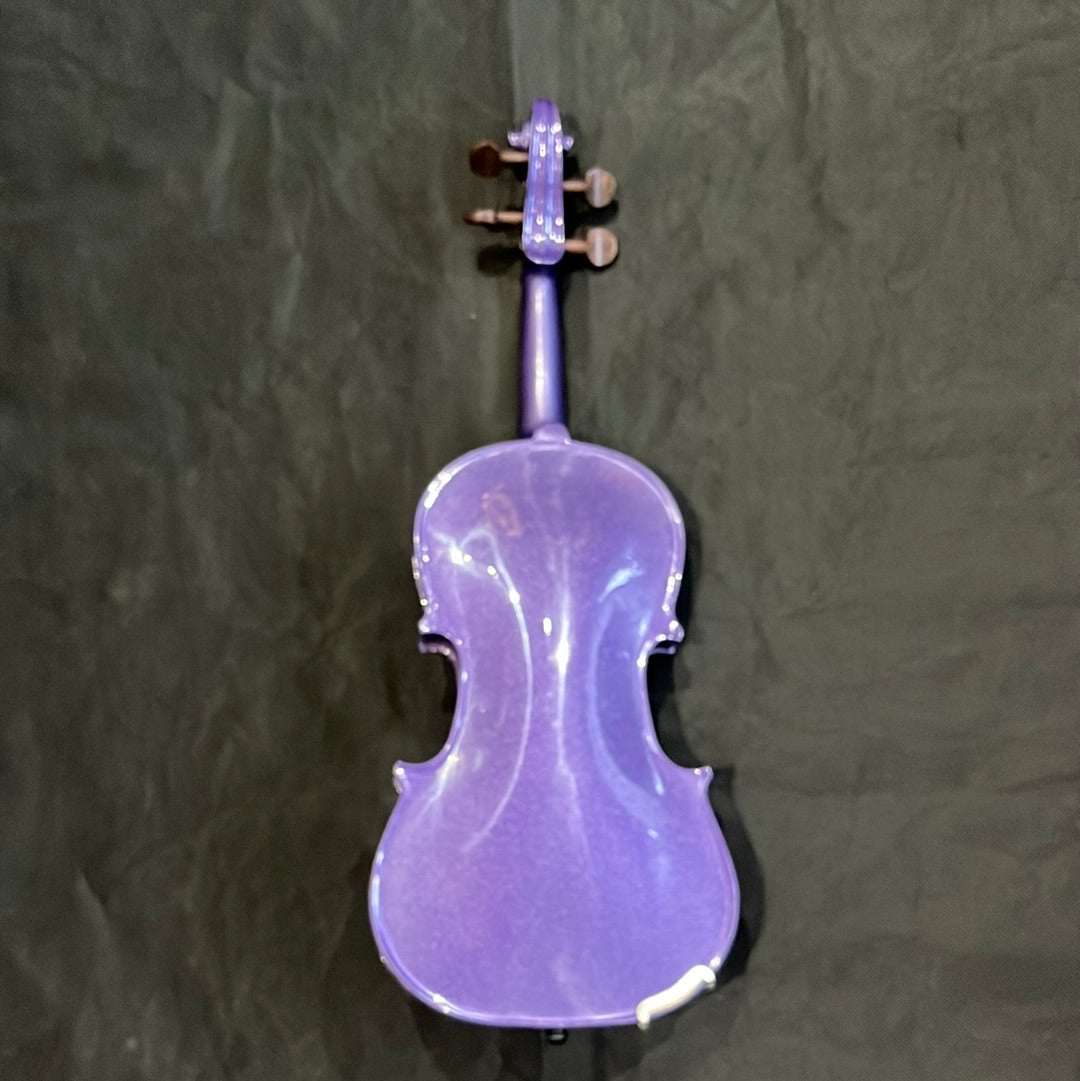 Harlequin Violin Outfit Light Purple, 3/4 Size, used - X38