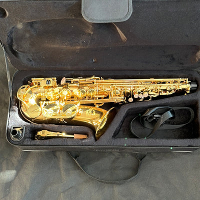 A1 Alto Saxophone, Gold Lacquer, Ex-Rental - exr-artsax31222