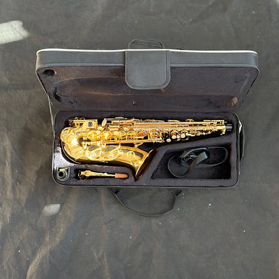 A1 Alto Saxophone, Gold Lacquer, Ex-Rental - exr-artsax31222