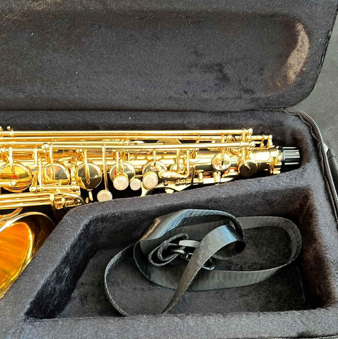 A1 Alto Saxophone, Gold Lacquer, Ex-Rental - exr-artsax31222