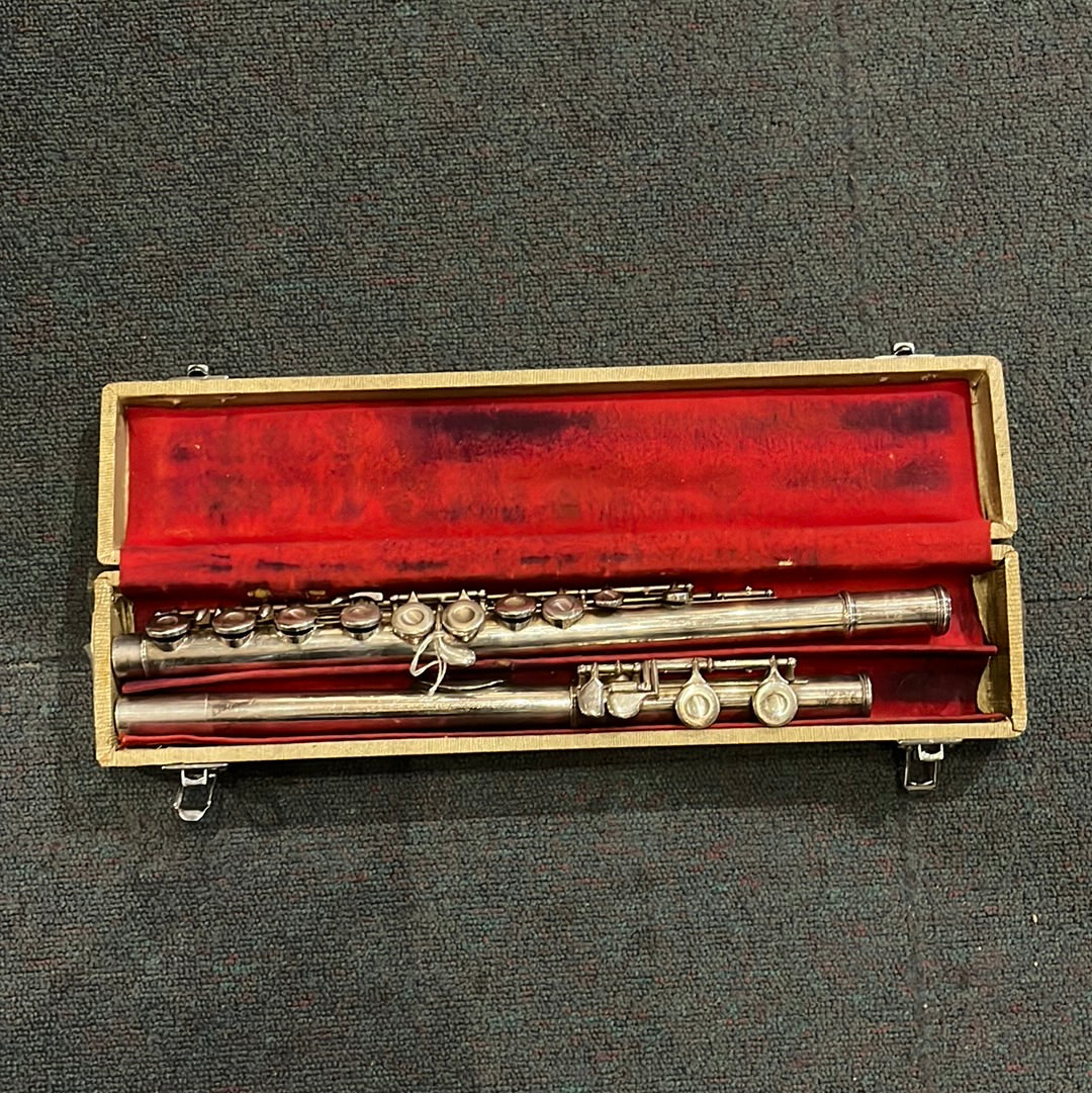 Silver Plated Flute, Used - V64 - Spares or repair