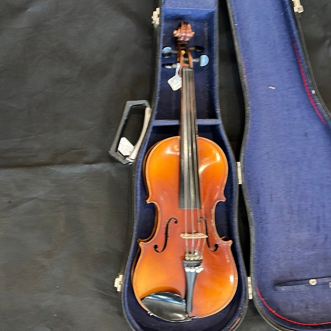 Stradivarius Copy, 3/4 French Violin & Case, No bow, Used