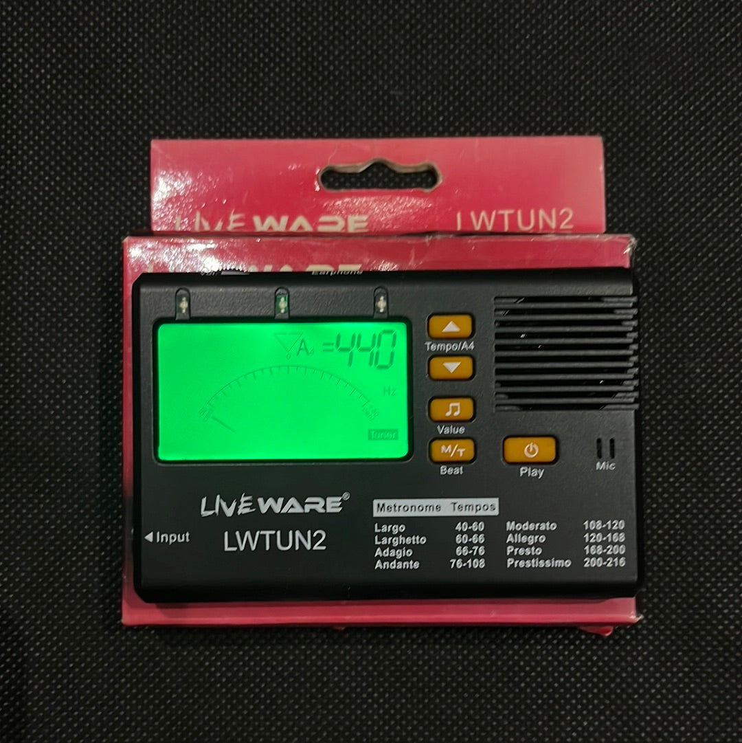 LWTUN2 - 3 in 1 Tuner/Metronome