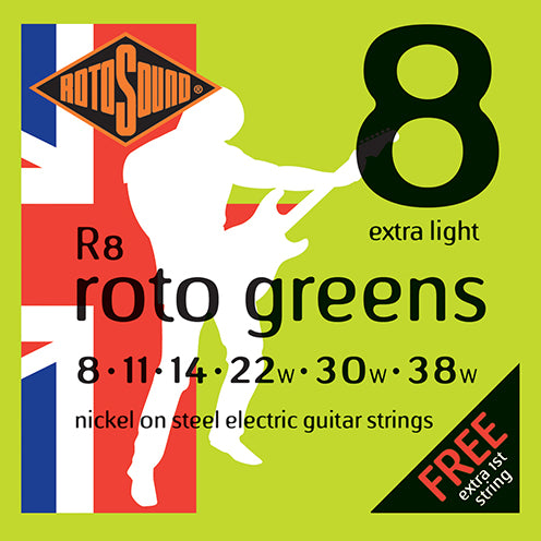 R8 Roto Green Nickel Set