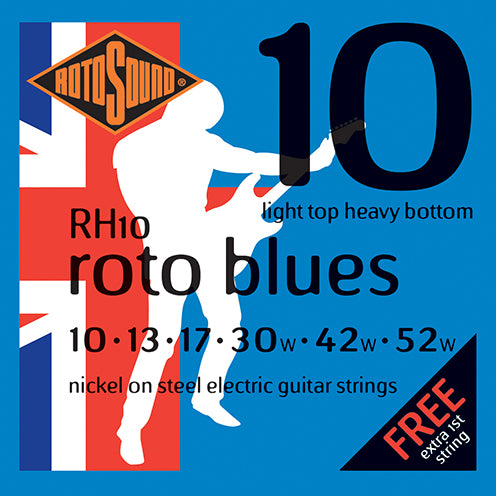 RH10 Roto Blues 10-52 Electric Strings