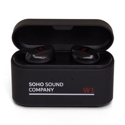 Wireless In Ear Headphones In Case, Black