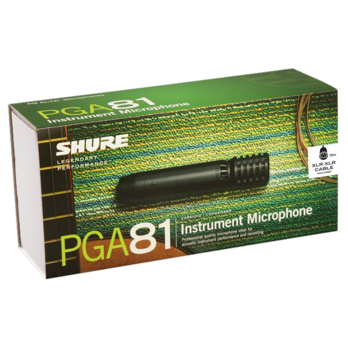 PGA81-XLR Instrument Condenser Mic With XLR-XLR Lead