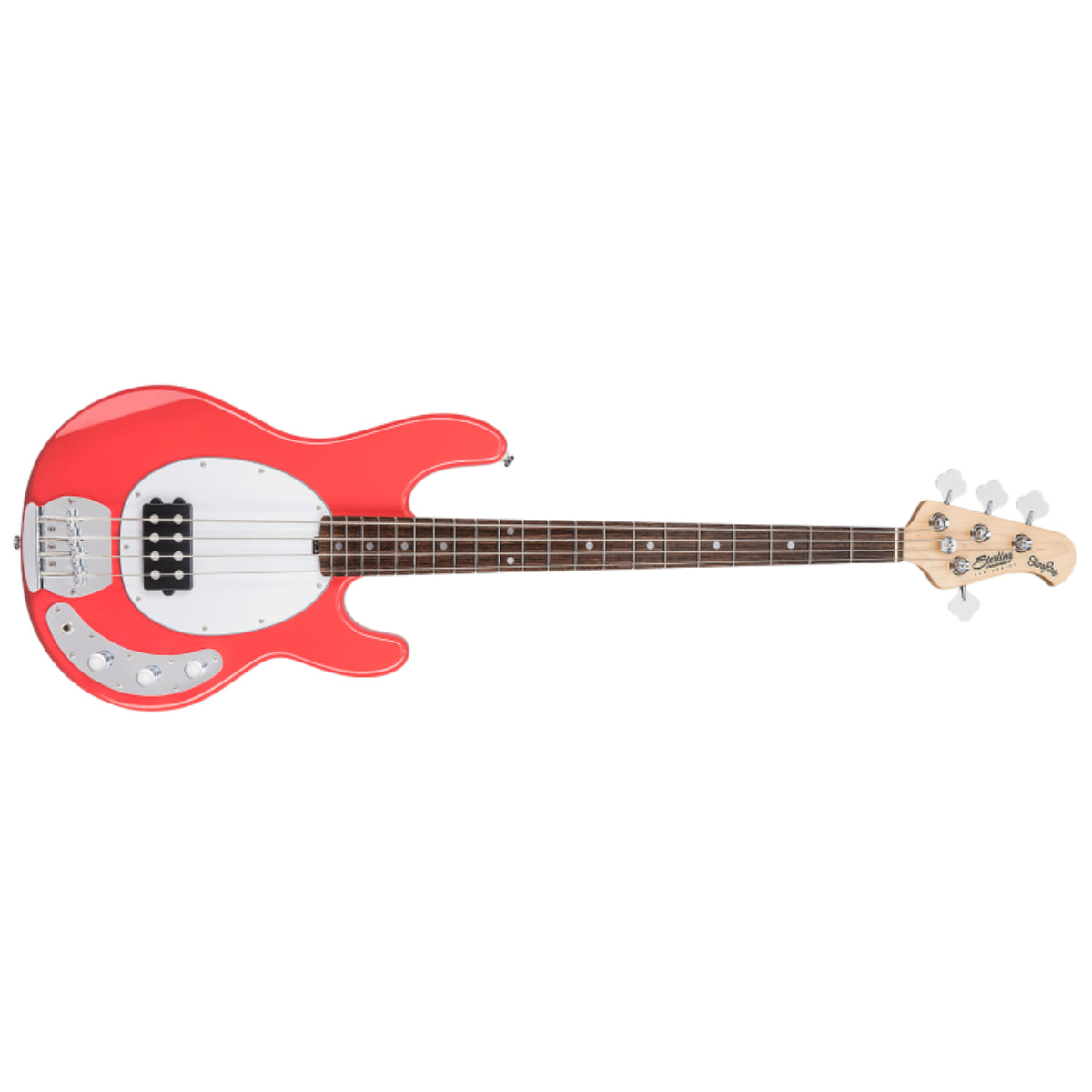 Sterling By Musicman Sub Ray 4 Bass, Fiesta Red, Maple Neck