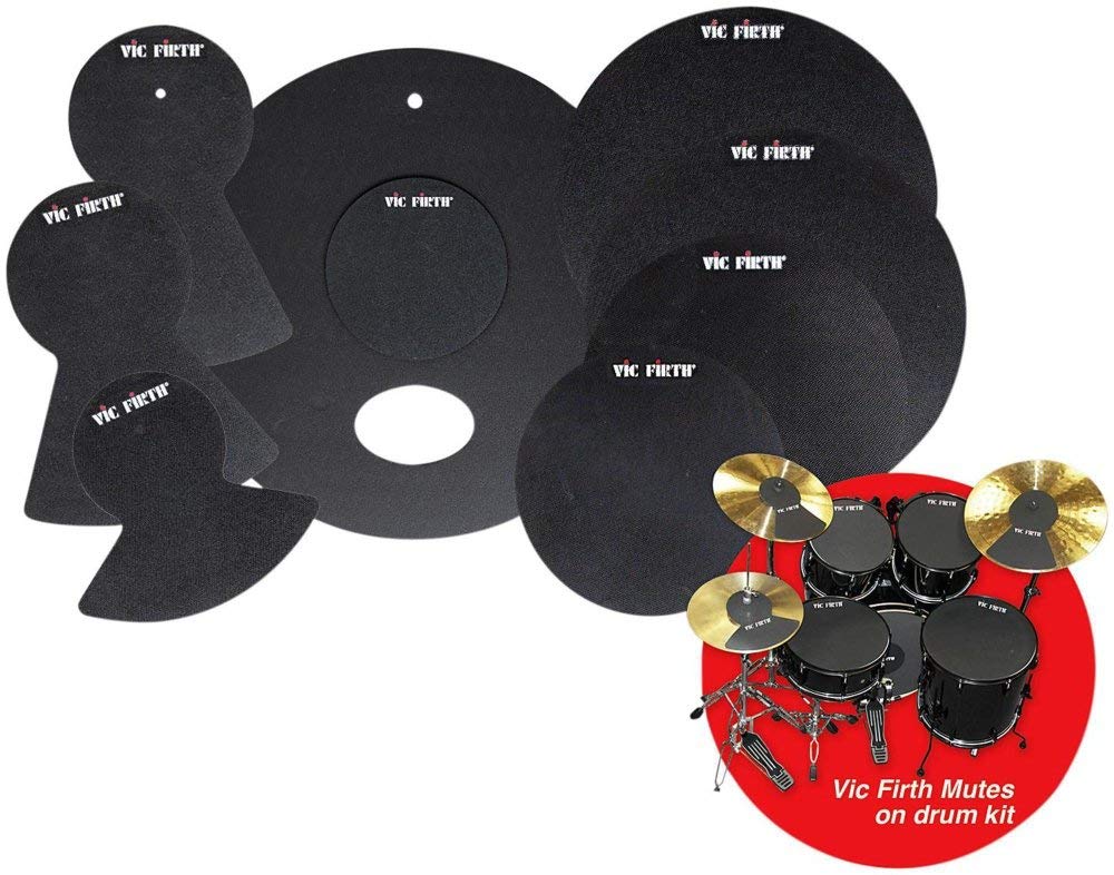 Mute Pad Set 10”, 12”, 14”(2), 22", Hihat And Cymbal (2)